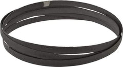 Starrett - 14 to 18 TPI, 10' 10" Long x 1/2" Wide x 0.025" Thick, Welded Band Saw Blade - Bi-Metal, Toothed Edge, Raker Tooth Set, Contour Cutting - Benchmark Tooling