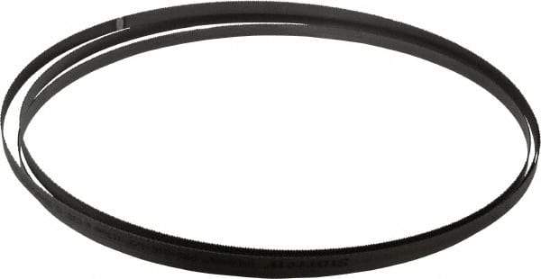 Starrett - 14 TPI, 12' 5" Long x 1/2" Wide x 0.035" Thick, Welded Band Saw Blade - Bi-Metal, Toothed Edge, Raker Tooth Set, Contour Cutting - Benchmark Tooling