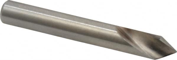 Keo - 3/16" Head Diam, 3/16" Shank Diam, 1 Flute 60° High Speed Steel Countersink - Benchmark Tooling