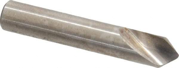 Keo - 1/4" Head Diam, 1/4" Shank Diam, 1 Flute 82° High Speed Steel Countersink - Bright Finish, 1-1/2" OAL, Single End, Straight Shank, Right Hand Cut - Benchmark Tooling