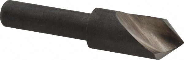 Keo - 3/8" Head Diam, 1/4" Shank Diam, 1 Flute 82° High Speed Steel Countersink - Benchmark Tooling