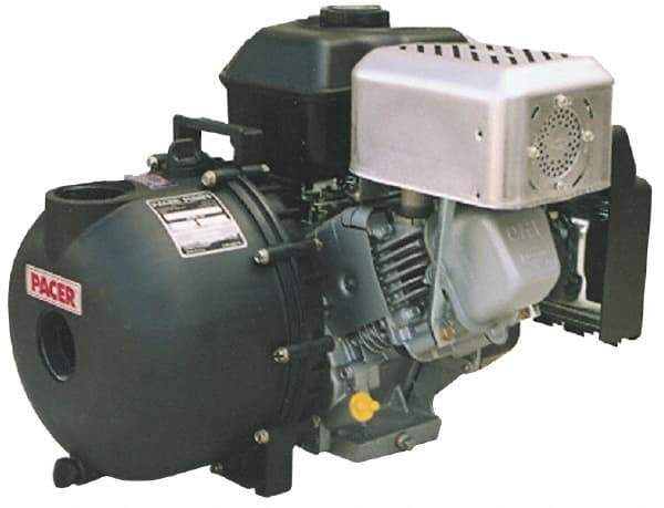 Value Collection - 6.5 HP, 3,600 RPM, 3 Port Size, Honda, Self Priming Engine Pump - Polyester, Carbon-Ceramic Shaft Seal - Benchmark Tooling