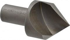 Keo - 1-1/2" Head Diam, 3/4" Shank Diam, 1 Flute 82° High Speed Steel Countersink - Bright Finish, 2-7/8" OAL, Single End, Straight Shank, Right Hand Cut - Benchmark Tooling