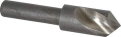 Keo - 3/8" Head Diam, 1/4" Shank Diam, 1 Flute 90° High Speed Steel Countersink - Bright Finish, 1-3/4" OAL, Single End, Straight Shank, Right Hand Cut - Benchmark Tooling