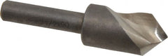 Keo - 1/2" Head Diam, 1/4" Shank Diam, 1 Flute 90° High Speed Steel Countersink - Benchmark Tooling