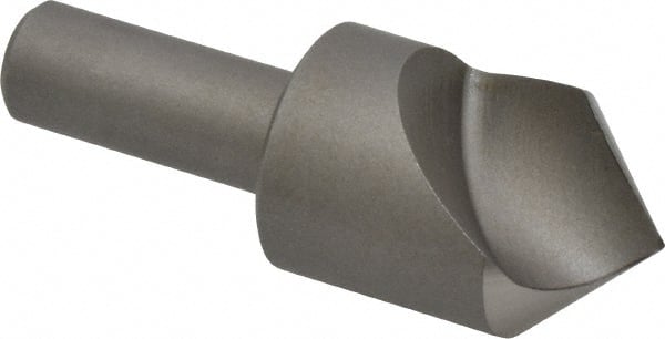 Keo - 1" Head Diam, 1/2" Shank Diam, 1 Flute 90° High Speed Steel Countersink - Benchmark Tooling