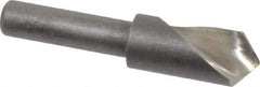 Keo - 3/8" Head Diam, 1/4" Shank Diam, 1 Flute 100° High Speed Steel Countersink - Bright Finish, 1-3/4" OAL, Single End, Straight Shank, Right Hand Cut - Benchmark Tooling