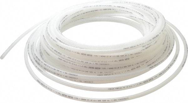 Parker - 10mm OD, 100' Long, Polyethylene Tube - Natural, -80 to 150°F - Benchmark Tooling