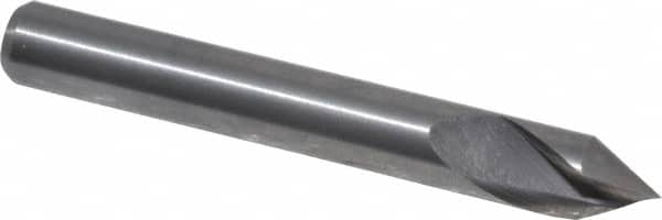 M.A. Ford - 1/4" Head Diam, 1/4" Shank Diam, 1 Flute 60° Solid Carbide Countersink - Benchmark Tooling