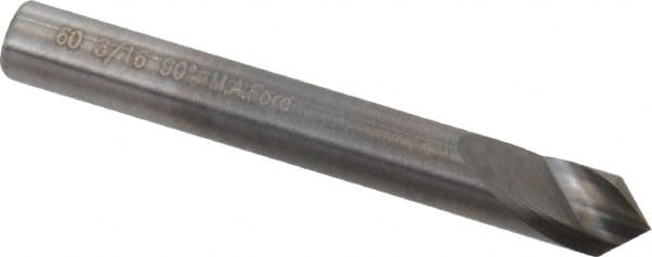 M.A. Ford - 3/16" Head Diam, 3/16" Shank Diam, 1 Flute 90° Solid Carbide Countersink - Benchmark Tooling