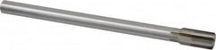 Made in USA - 11/16" Diam, 9/16" Max Diam Straight Shank, 1-1/4" Flute Length, Machine Expansion Reamer - Straight Flute, 9" OAL, Right Hand Cut, 6 Flutes, High Speed Steel, Bright Finish - Benchmark Tooling