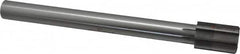 Made in USA - 1-3/8" Diam, 1" Max Diam Straight Shank, 2" Flute Length, Machine Expansion Reamer - Straight Flute, 12" OAL, Right Hand Cut, 8 Flutes, High Speed Steel, Bright Finish - Benchmark Tooling
