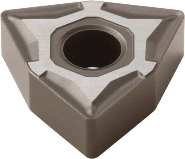 Seco - WNMG433W M3 Grade TP1500 Carbide Turning Insert - TiCN/Al2O3 Finish, 80° Trigon, 1/2" Inscr Circle, 3/16" Thick, 3/64" Corner Radius - Benchmark Tooling