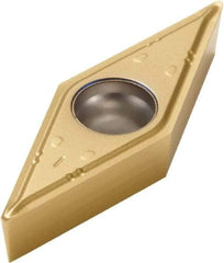 Seco - VBMT332 F1 Grade TS2000 Carbide Turning Insert - TiAlN/TiN Finish, 35° Diamond, 3/8" Inscr Circle, 3/16" Thick, 1/32" Corner Radius - Benchmark Tooling