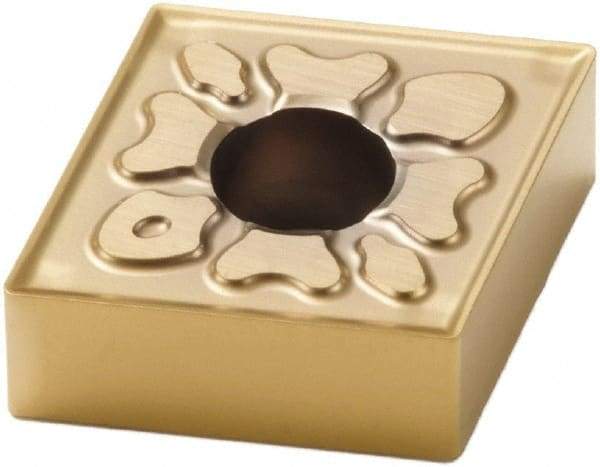 Seco - CNMG431 MF4 Grade TS2500 Carbide Turning Insert - TiAlN/TiN Finish, 80° Diamond, 1/2" Inscr Circle, 3/16" Thick, 1/64" Corner Radius - Benchmark Tooling