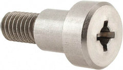 Made in USA - 1/2" Shoulder Diam x 1/2" Shoulder Length, 3/8-16 UNC, Phillips Precision Shoulder Screw - 300, 18-8 Stainless Steel, Uncoated, 5/16" Head Height x 3/4" Head Diam - Benchmark Tooling