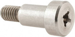 Made in USA - 1/2" Shoulder Diam x 3/4" Shoulder Length, 3/8-16 UNC, Phillips Precision Shoulder Screw - 300, 18-8 Stainless Steel, Uncoated, 5/16" Head Height x 3/4" Head Diam - Benchmark Tooling