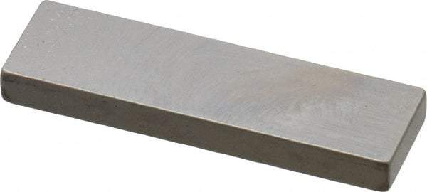 Mitutoyo - 0.118" Rectangular Steel Gage Block - Accuracy Grade 0, Includes Certificate of Inspection - Benchmark Tooling