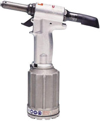 HUCK - Up to 1/4" Capacity, Air Riveting Hammer - 0.683" Long Stroke, 1/4" Inlet - Benchmark Tooling