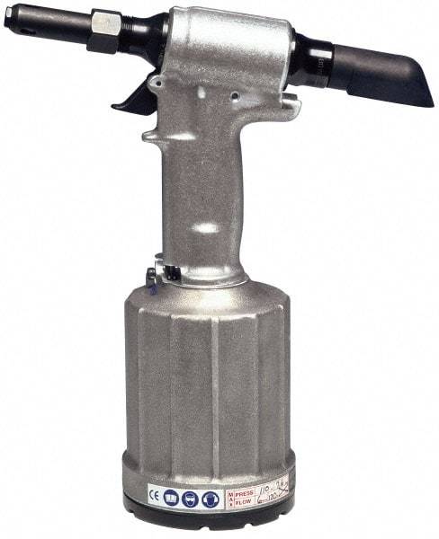 HUCK - Up to 1/4" Capacity, Air Riveting Hammer - 0.675" Long Stroke, 1/4" Inlet - Benchmark Tooling