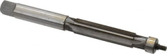 Made in USA - 17/32" Reamer Diam, 0.5260" Diam Straight Shank, 2-1/8" Flute Length, Hand Expansion Reamer - Benchmark Tooling