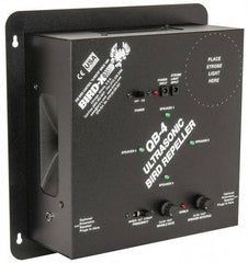 Quadblaster - 6,500 Sq Ft Coverage Electronic Animal Repellent - AC Adapter, Targets Birds - Benchmark Tooling