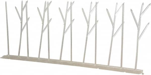 Bird-X - Plastic Bird Spikes - 4-1/2 Inch High x 2-1/4 Inch Wide x 10 Ft. Long x 0.5 Inch Thick - Benchmark Tooling