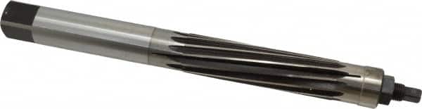 Made in USA - 1-1/8" Reamer Diam, Straight Shank, 4-1/8" Flute Length, Hand Expansion Reamer - Benchmark Tooling