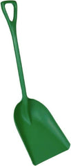 Remco - 17-1/8" High Square Plastic Shovel - 27" Long D-Grip Handle - Benchmark Tooling