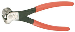 Crescent - 7-1/4" OAL, 12 AWG Capacity, 3/8" Jaw Length x 1-3/4" Jaw Width, End Cutting Pliers - Benchmark Tooling