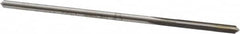 Made in USA - 1/8" Cobalt 4 Flute Chucking Reamer - Straight Flute, 0.119" Straight Shank, 7/8" Flute Length, 3-1/2" OAL - Benchmark Tooling