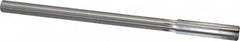 Made in USA - 0.4385" Cobalt 6 Flute Chucking Reamer - Straight Flute, 0.373" Straight Shank, 1-3/4" Flute Length, 7" OAL - Benchmark Tooling