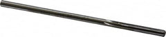 Made in USA - 0.1855" Cobalt 6 Flute Chucking Reamer - Straight Flute, 0.1805" Straight Shank, 1-1/8" Flute Length, 4-1/2" OAL - Benchmark Tooling