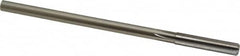 Made in USA - 0.3105" Cobalt 6 Flute Chucking Reamer - Straight Flute, 0.2792" Straight Shank, 1-1/2" Flute Length, 6" OAL - Benchmark Tooling