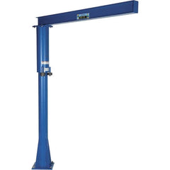 Vestil - 600 Lb Load Capacity, Steel Jib Crane - 6' Span - Benchmark Tooling