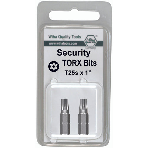 Security Torx Insert Bit On 5/16″ Hex Drive T40s × 35mm (2 Bit Pack) - Benchmark Tooling