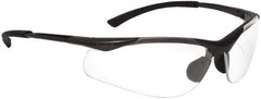 bolle SAFETY - Clear Lenses, Framed Safety Glasses - Anti-Fog, Scratch Resistant, Gunmetal Nylon Frame, Wrap Around - Benchmark Tooling