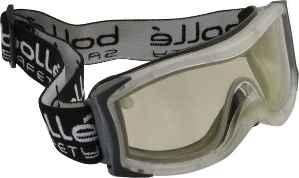 bolle SAFETY - Size Universal, Clear Anti-Fog & Scratch Resistant Lens, Safety Goggles - Indirect Vent, Clear Frame - Benchmark Tooling