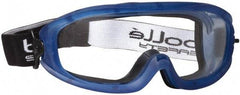 bolle SAFETY - Size Universal, Clear Anti-Fog & Scratch Resistant Lens, Safety Goggles - Indirect Vent, Blue Frame - Benchmark Tooling