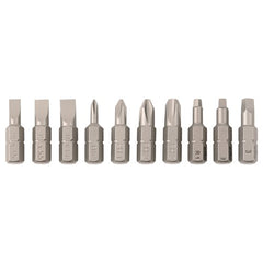 10PC SLOT/PHIL/TORX BIT SET - Benchmark Tooling