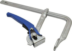 Gibraltar - 5-1/2" Deep Throat, 12" Max Capacity, Standard Sliding Arm Clamp - 1,100 Lb Clamping Pressure - Benchmark Tooling