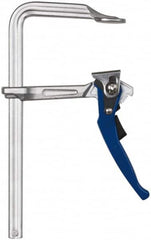 Gibraltar - 4" Deep Throat, 8" Max Capacity, Standard Sliding Arm Clamp - 770 Lb Clamping Pressure - Benchmark Tooling