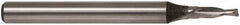 Onsrud - 1/4" Cutting Diam x 3/4" Length of Cut, 2 Flute, Downcut Spiral Router Bit - Uncoated, Right Hand Cut, High Speed Steel, 3-1/4" OAL x 1/2" Shank Diam, Double Edge, 19 to 32° Helix Angle - Benchmark Tooling