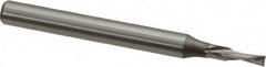 Onsrud - 1/8" Cutting Diam x 5/16" Length of Cut, 2 Flute, Downcut Spiral Router Bit - Uncoated, Right Hand Cut, High Speed Steel, 2-5/8" OAL x 1/4" Shank Diam, Double Edge, 19 to 32° Helix Angle - Benchmark Tooling