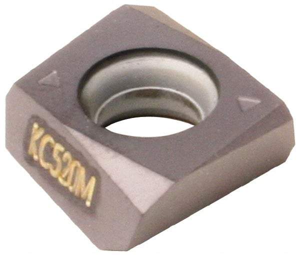 Kennametal - MDHX1004 Grade K110M Carbide Milling Insert - Uncoated, 0.1874" Thick, 1/2" Inscribed Circle - Benchmark Tooling
