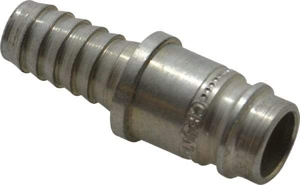 CEJN - Hose Barb European High Flow Pneumatic Hose High Flow Connector - Steel Zinc-Plated, 3/8" Body Diam, 3/8" Hose ID - Benchmark Tooling