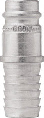 CEJN - Hose Barb European High Flow Pneumatic Hose High Flow Connector - Steel Zinc-Plated, 3/8" Body Diam, 1/2" Hose ID - Benchmark Tooling