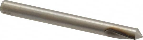 Keo - 1/8" Head Diam, 1/8" Shank Diam, 1 Flute 90° High Speed Steel Countersink - Benchmark Tooling