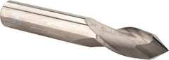 Melin Tool - 7/16" Diam, 1" LOC, 2 Flute, 90° Point Angle, Solid Carbide Drill Mill - Uncoated, 2-3/4" OAL, 7/16" Shank Diam - Benchmark Tooling