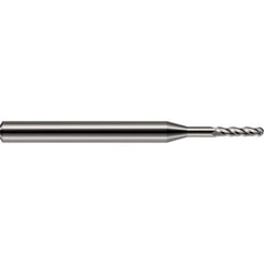 Harvey Tool - Ball End Mills; Mill Diameter (mm): 1.90 ; Mill Diameter (Decimal Inch): 0.0750 ; Number of Flutes: 2 ; Length of Cut (Decimal Inch): 0.2250 ; Material: Solid Carbide ; Overall Length (Inch): 1-1/2 - Exact Industrial Supply
